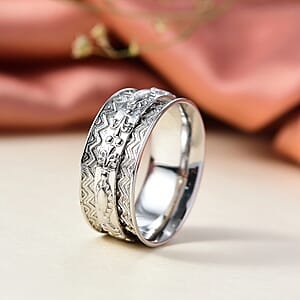 D'Joy Sterling Silver Ring (Size 9.0)