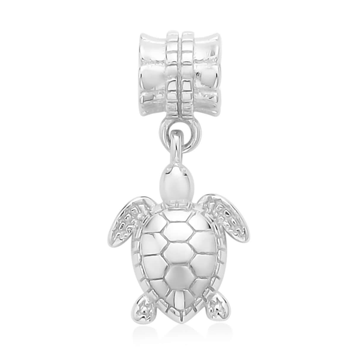 Sterling Silver Sea Turtle Charm image number 0