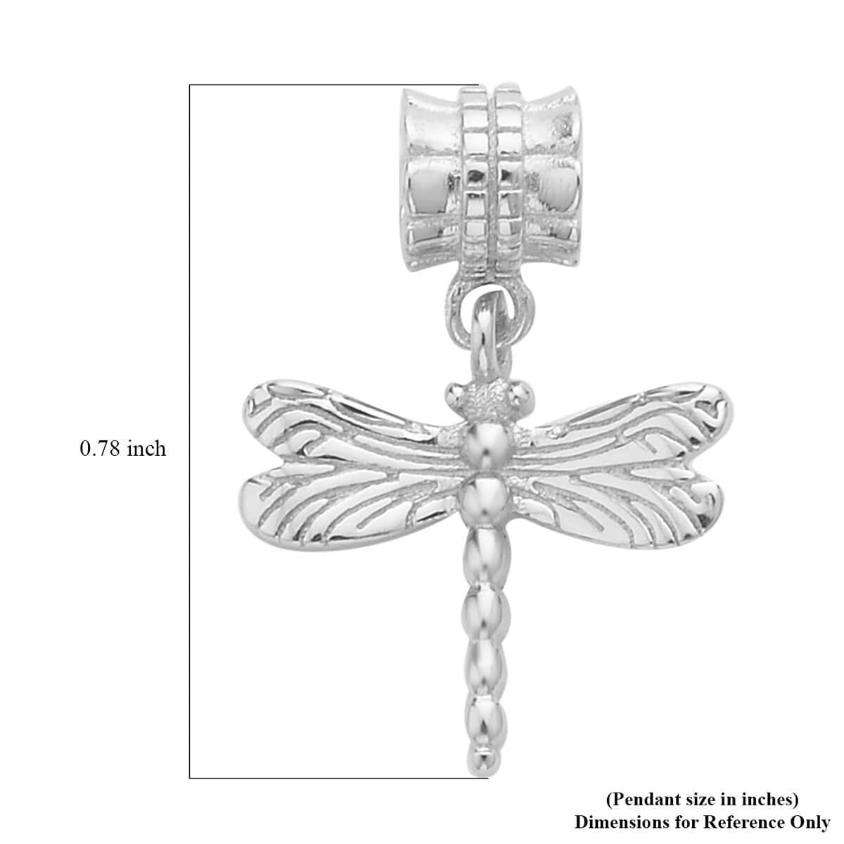 Sterling Silver Dragonfly Charm image number 3