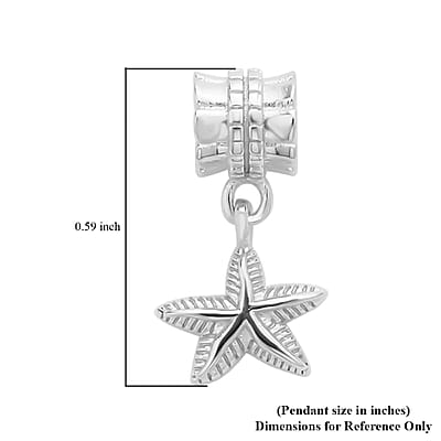 Sterling Silver Starfish Charm