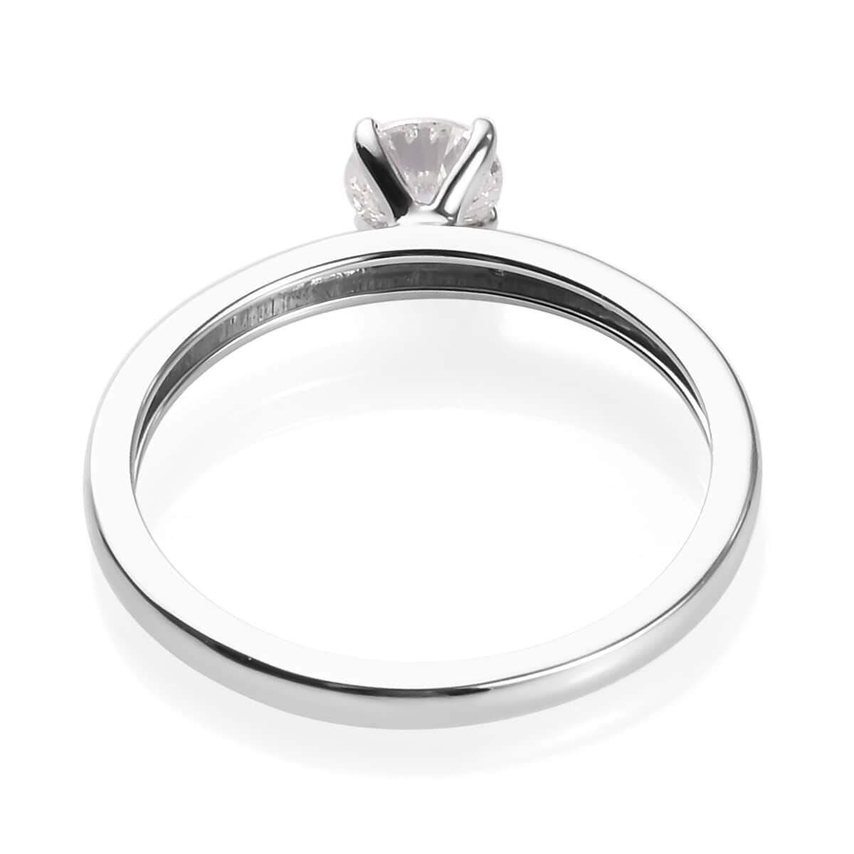 10K White Gold G-H I3 Diamond Ring (Size 7.0) 2 Grams 0.50 ctw image number 4