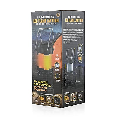 Portable & Heavy Duty Flame Lamp Lantern with 2 Color Modes