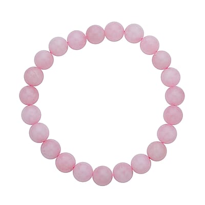 Lapis Lazuli, Hematite and Galilea Rose Quartz Set of 2 Beaded Stretch Bracelet (6.50, 7.00 In) 237.00 ctw