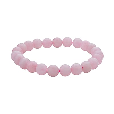 Lapis Lazuli, Hematite and Galilea Rose Quartz Set of 2 Beaded Stretch Bracelet (6.50, 7.00 In) 237.00 ctw