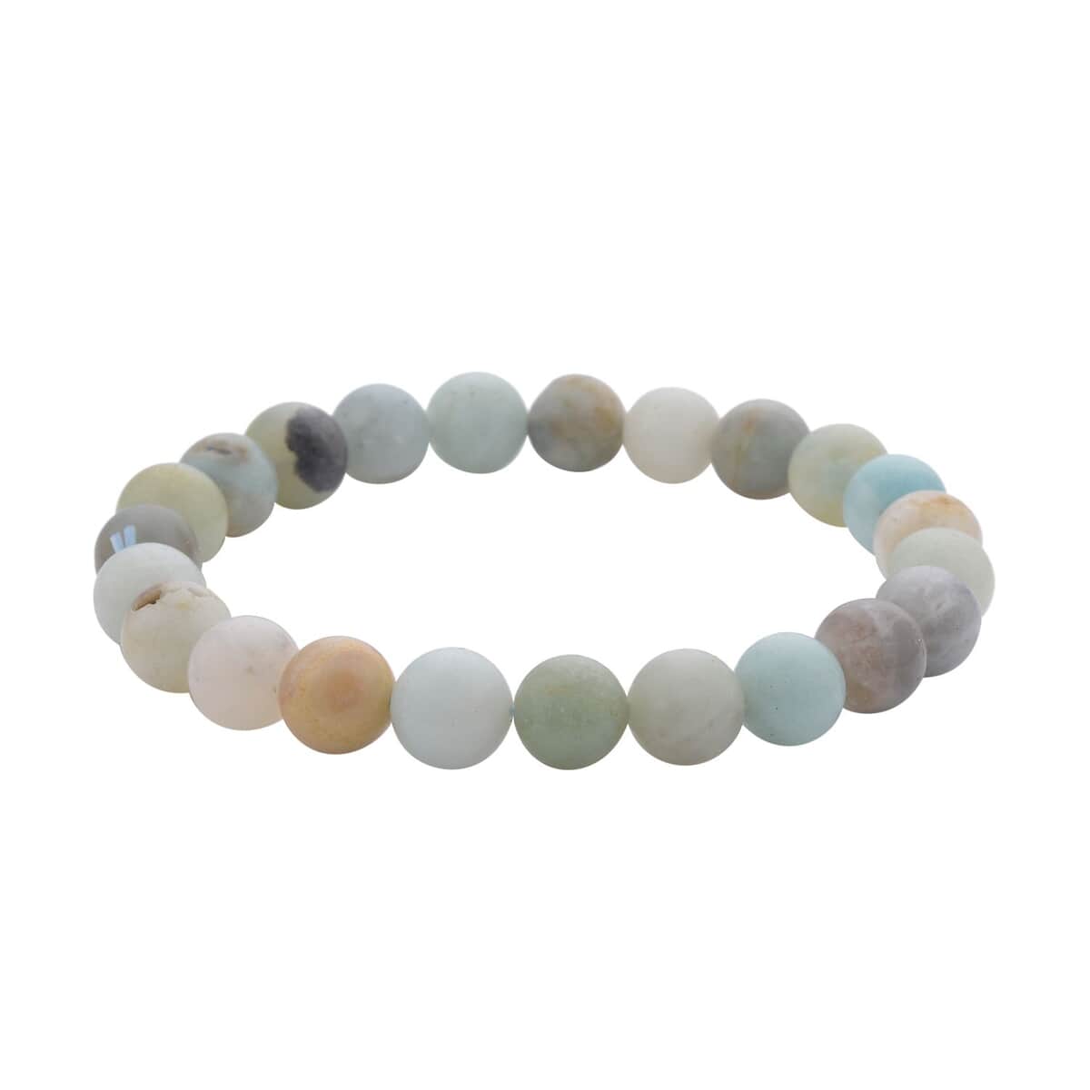 Malagasy Labradorite, Hematite and Multi Color Amazonite Set of 2 Beaded Stretch Bracelet (6.50, 7.00 In) 239.50 ctw image number 6