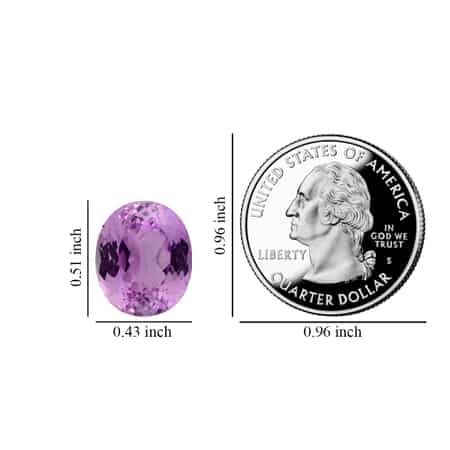 Kunzite (Ovl 13x11 mm) 8.40 ctw image number 2