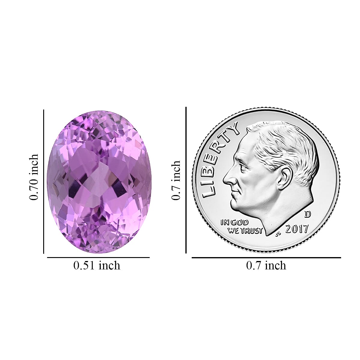 AAAA Kunzite (Ovl 18x13 mm) 19.00 ctw image number 1