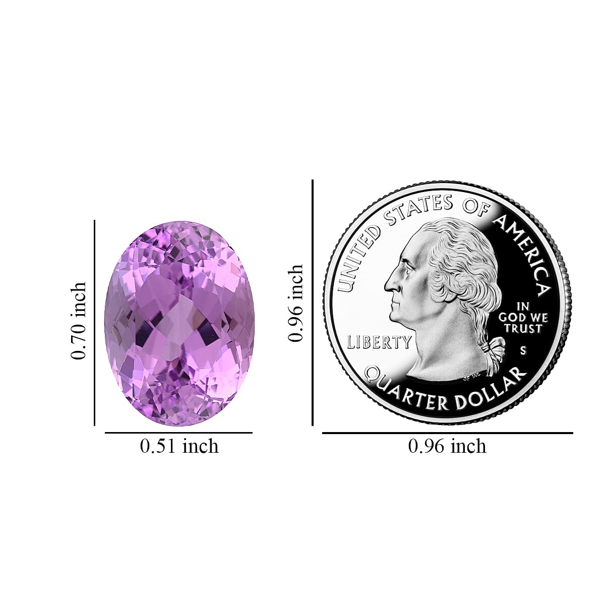 AAAA Kunzite (Ovl 18x13 mm) 19.00 ctw image number 2