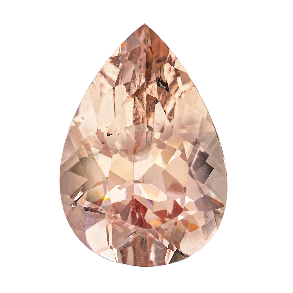 AAAA Marropino Morganite (Pear 13x9 mm) 3.35 ctw image number 0