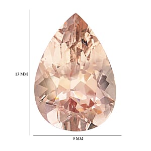 AAAA Marropino Morganite (Pear 13x9 mm) 3.35 ctw
