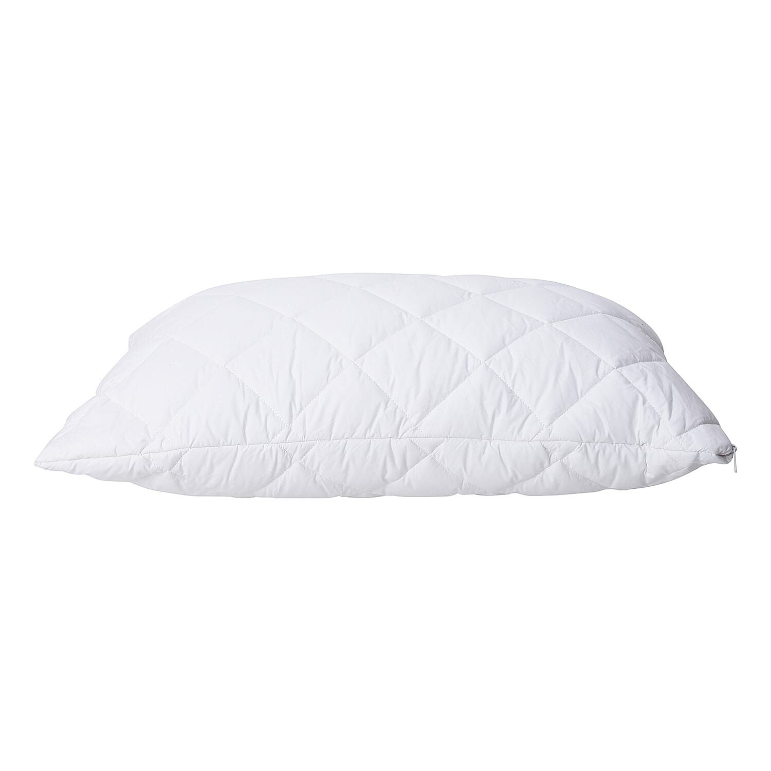 Homesmart White Microfiber Quilted Magnet Pillow with Removable Cotton Cover - Full (Standard)