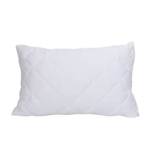 HOMESMART White Microfiber Quilted Magnet Pillow with Removable Cotton Cover - Full (Standard)