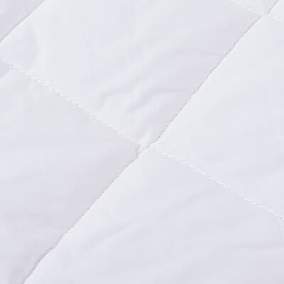 Homesmart White Magnet Mattress Pad (100% Cotton)