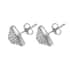 Diamond Stud Earrings in Platinum Over Sterling Silver 1.00 ctw image number 3