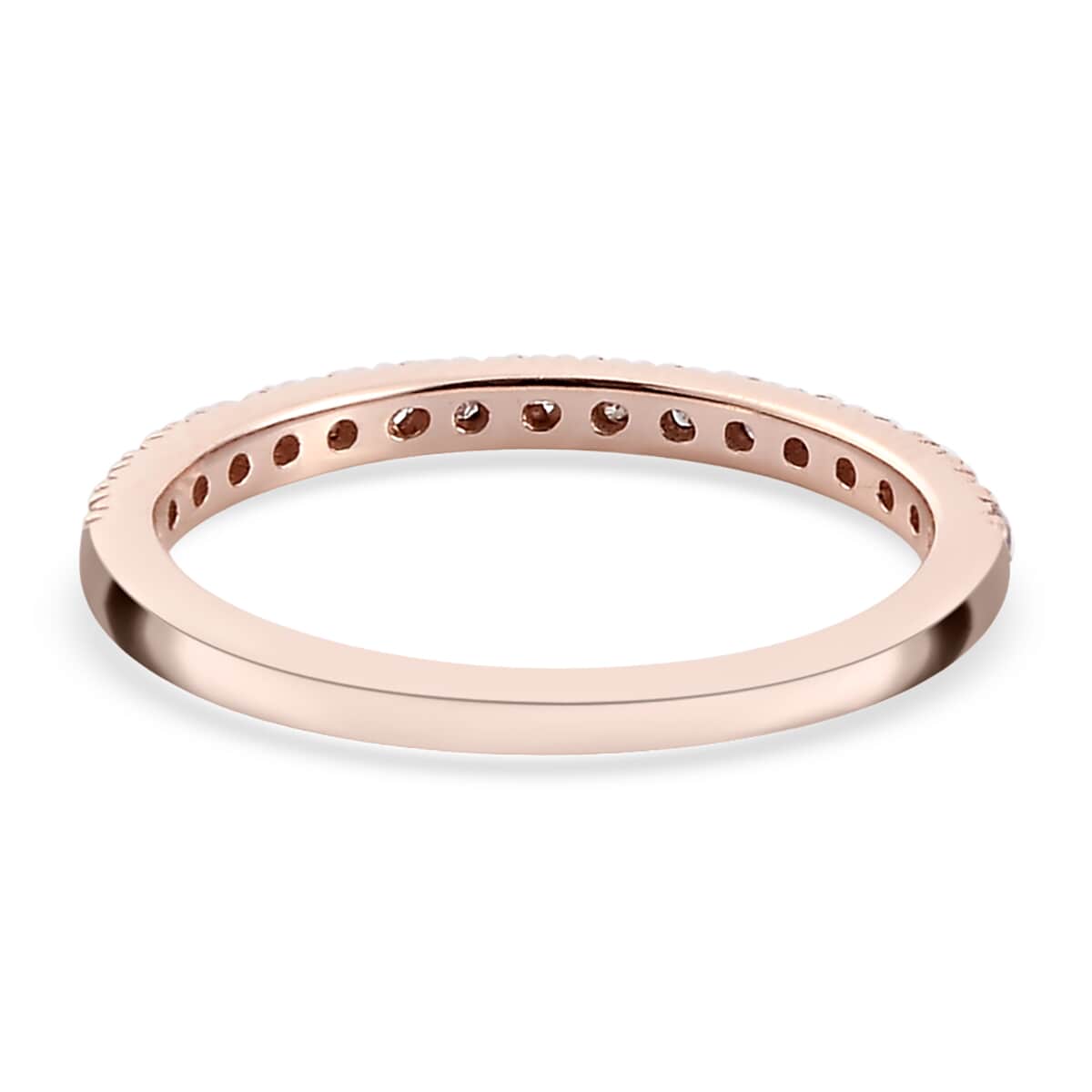 Natural Pink Diamond 12-I3 Ring in Vermeil Rose Gold Over Sterling Silver (Size 6.0) 0.25 ctw image number 4