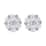 RHAPSODY IGI Certified 0.50 ctw Diamond E-F VS Stud Earrings in 950 Platinum with Appraised Certificate