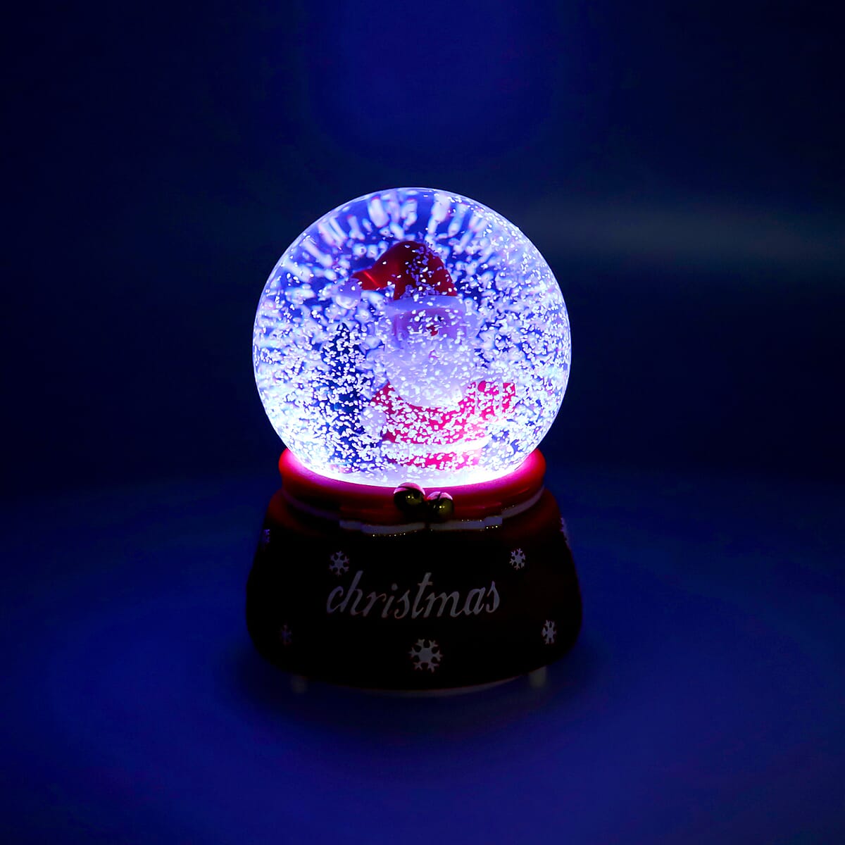 Christmas Musical Snow Globe-Santa's Gift image number 6