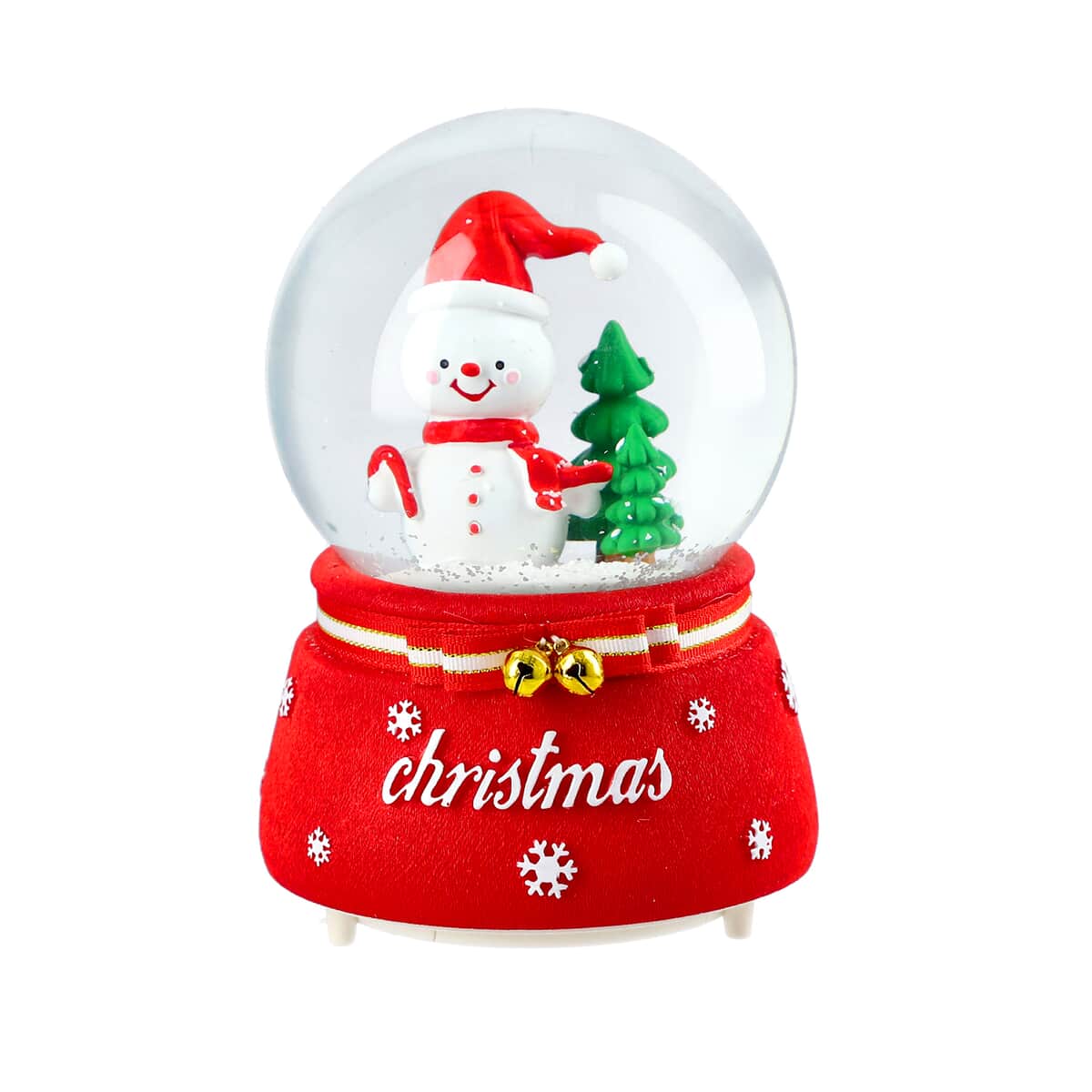 Christmas Musical Snow Globe - Snowman (3 AAA Batteries) image number 0