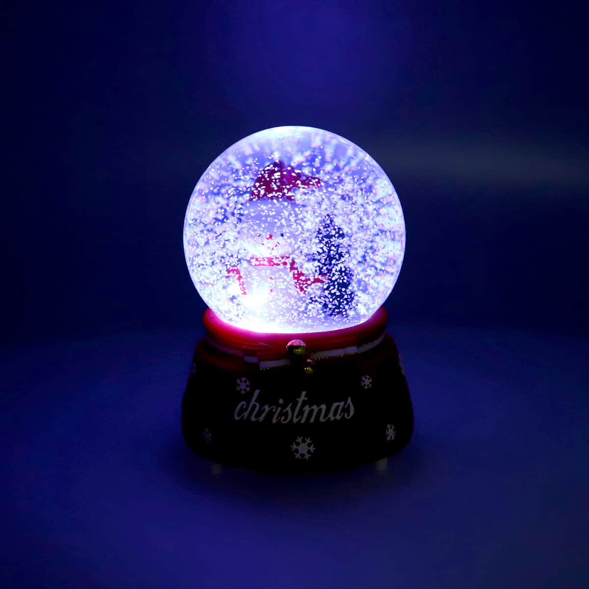 Christmas Musical Snow Globe - Snowman (3 AAA Batteries) image number 6