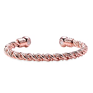 Rope Cuff Bracelet in Rosetone (6 in)