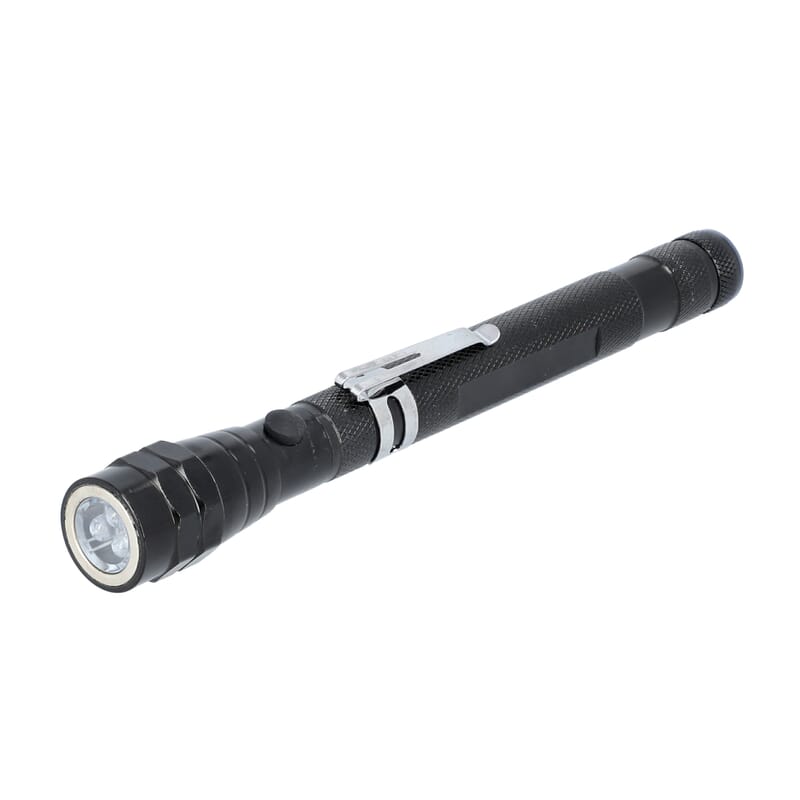 Set of 2 Black Aluminium 3 LED Flexible Flashlight (4xCR44 Included)