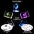 Set of 5 Crystal LED Rectangle Keychains (3xAG1 Battery included) image number 2