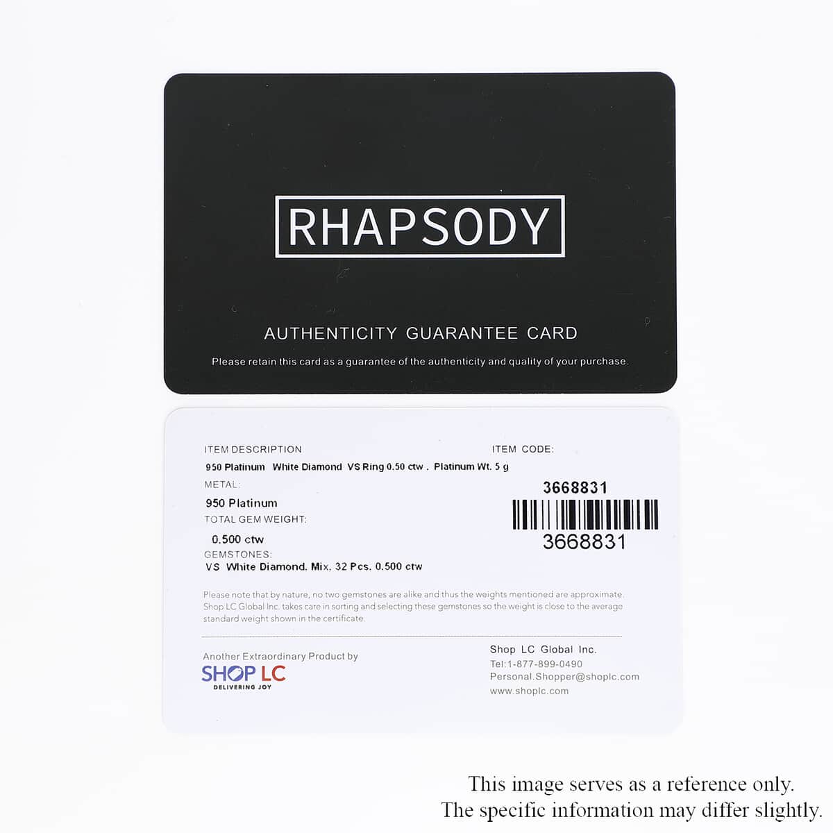 Rhapsody 950 Platinum Diamond E-F VS Ring (Size 8.0) 4.75 Grams 0.50 ctw image number 7