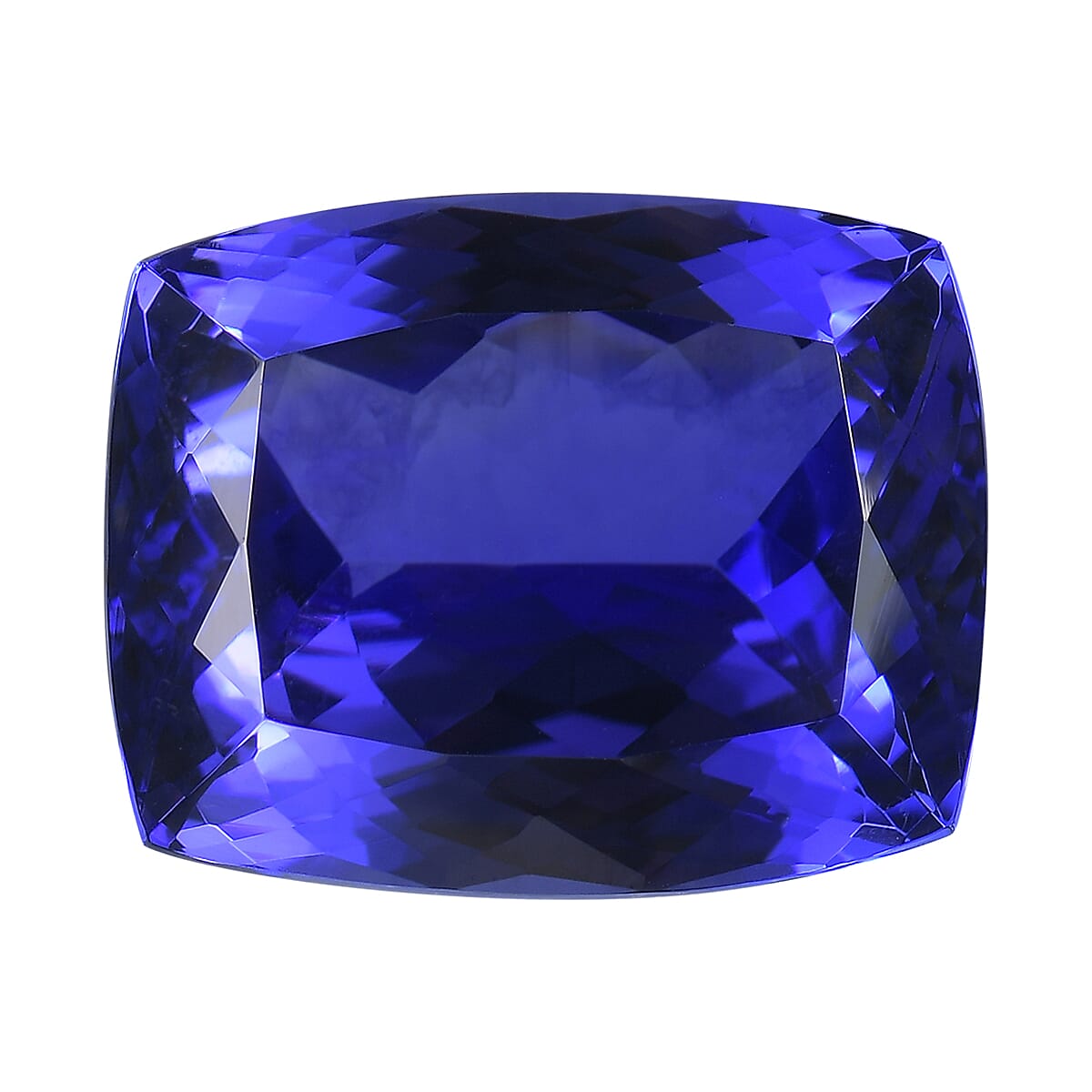Certified and Appraised AAAA Tanzanite (Cush Free Size) 17.05 ctw | Loose Gem | Loose Gemstones | Loose Stones | Jewelry Stones image number 0