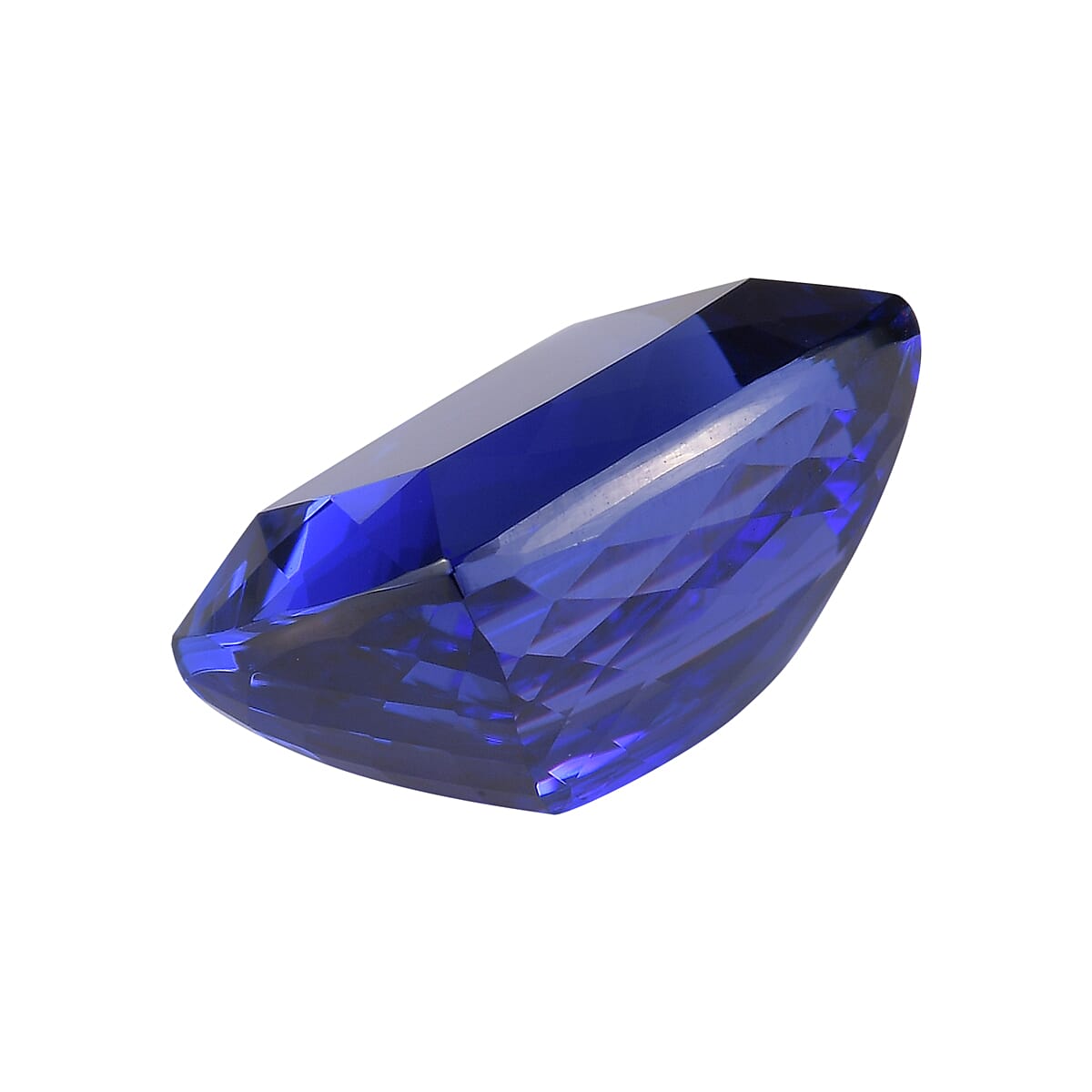 Certified and Appraised AAAA Tanzanite (Cush Free Size) 17.05 ctw | Loose Gem | Loose Gemstones | Loose Stones | Jewelry Stones image number 1