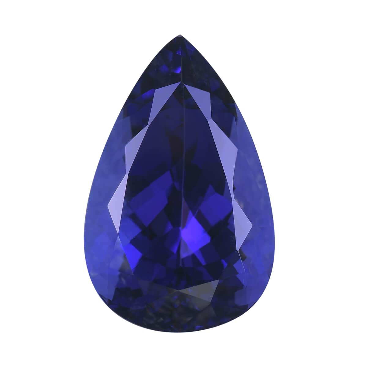 Certified and Appraised AAAA Tanzanite (Pear Free Size) 14.30 ctw image number 0