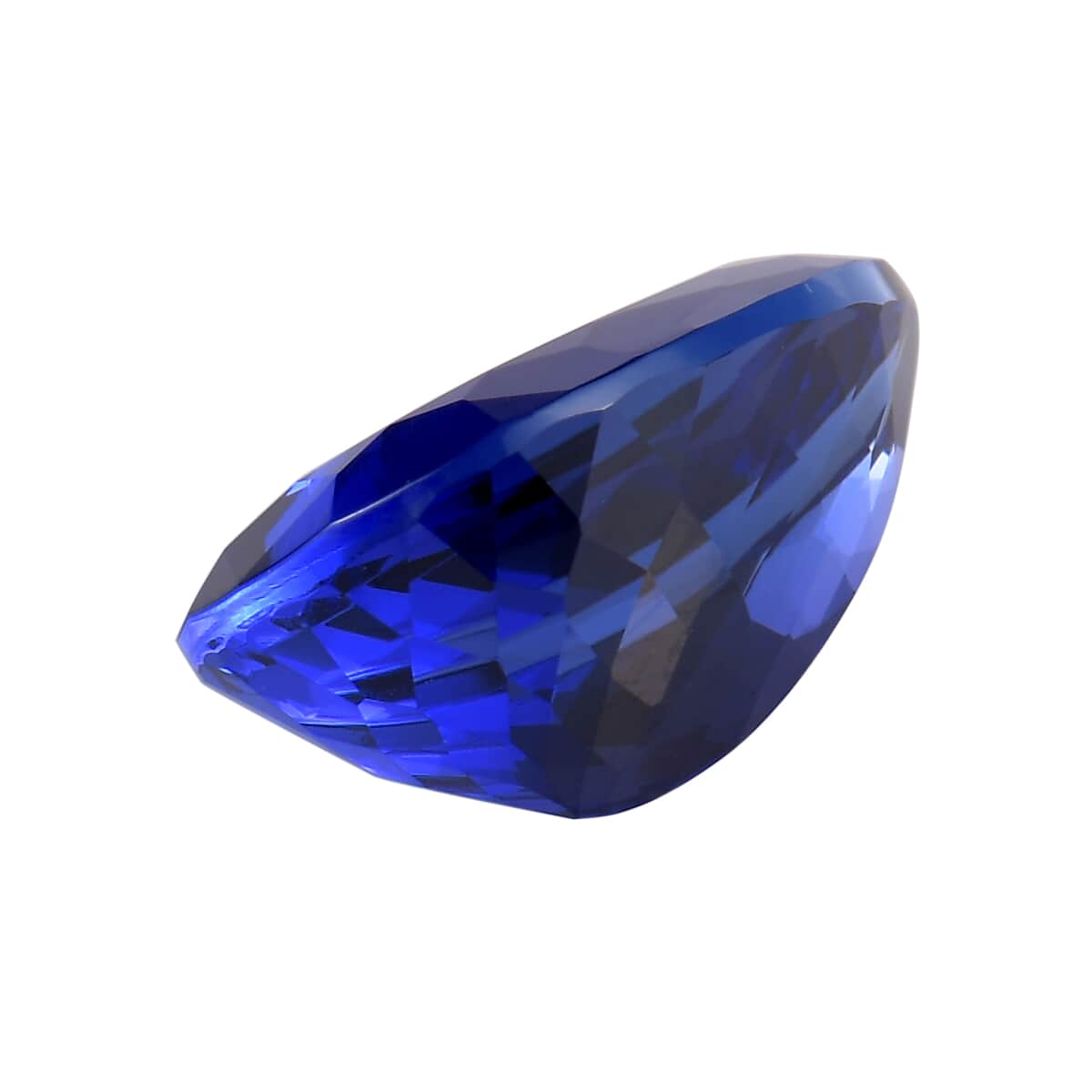 Certified and Appraised AAAA Tanzanite (Pear Free Size) 14.30 ctw image number 1