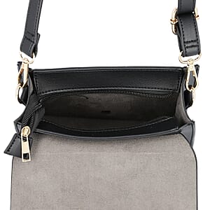 Black and Red Reindeer Antler Crossbody Bag with Detachable Shoulder Strap, Faux Leather Crossbody Bag for Women, Handbag, Perfect Pick for Christmas Party