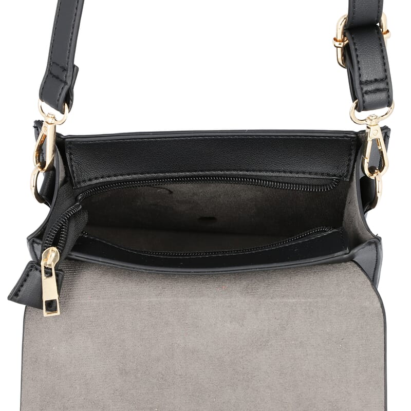 Black and Red Reindeer Antler Crossbody Bag with Detachable Shoulder Strap, Faux Leather Crossbody Bag for Women, Handbag, Perfect Pick for Christmas Party