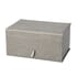 Wooden Texture 2 Tier Music Jewelry Box with Top Mirror image number 3