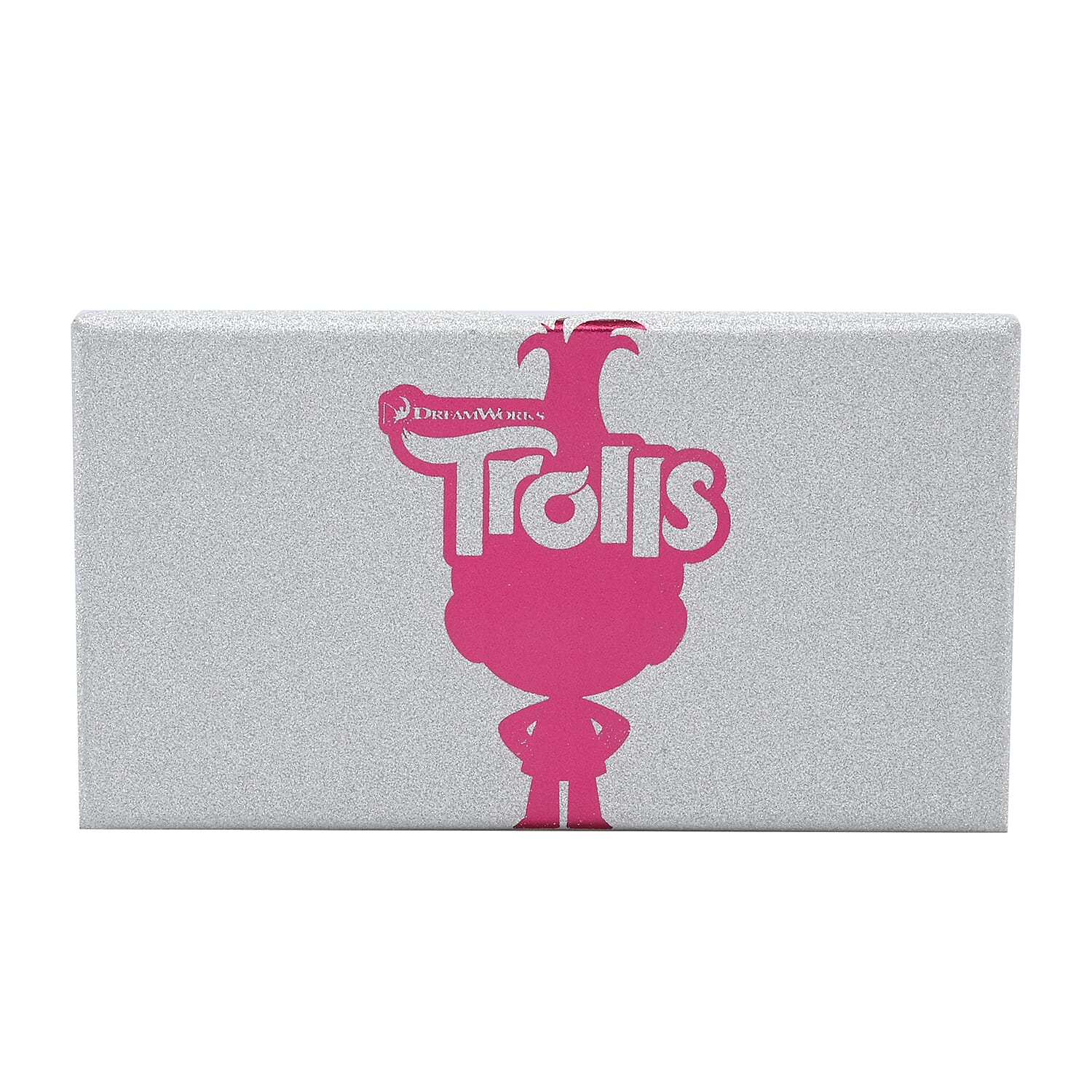 Set of 2 Dream Works Trolls 'Hug Time' Pendant Necklace 18 Inches in Silvertone