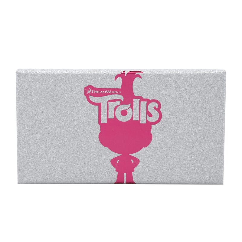 Set of 2 Dream Works Trolls 'Hug Time' Pendant Necklace 18 Inches in Silvertone