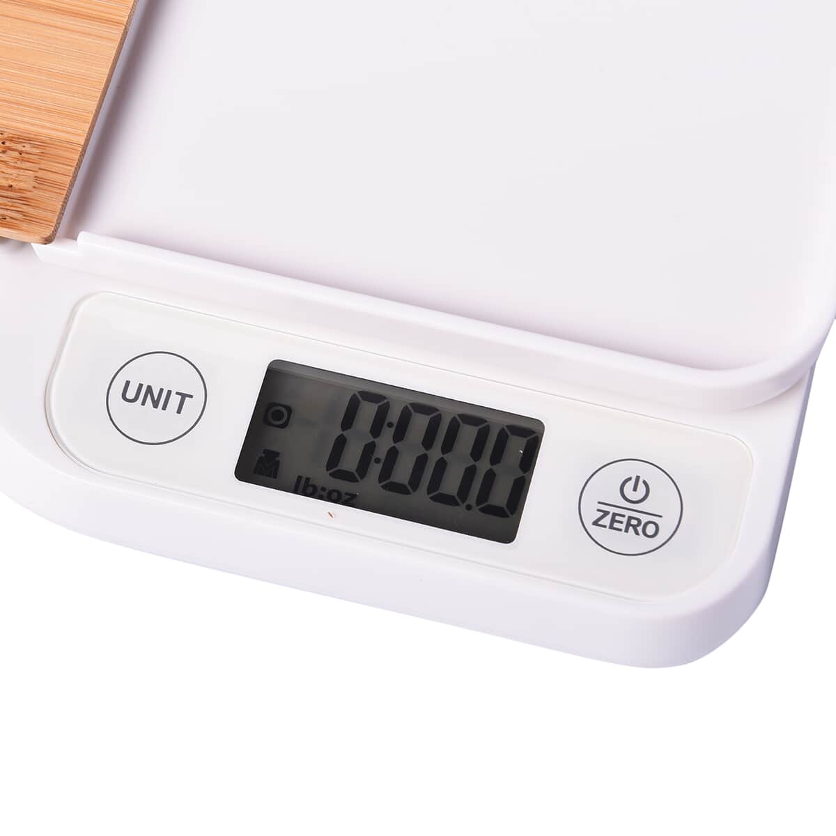 Cutting Board with Digital Electronic Household Kitchen Scale (2xAAA Battery Not Included) image number 4