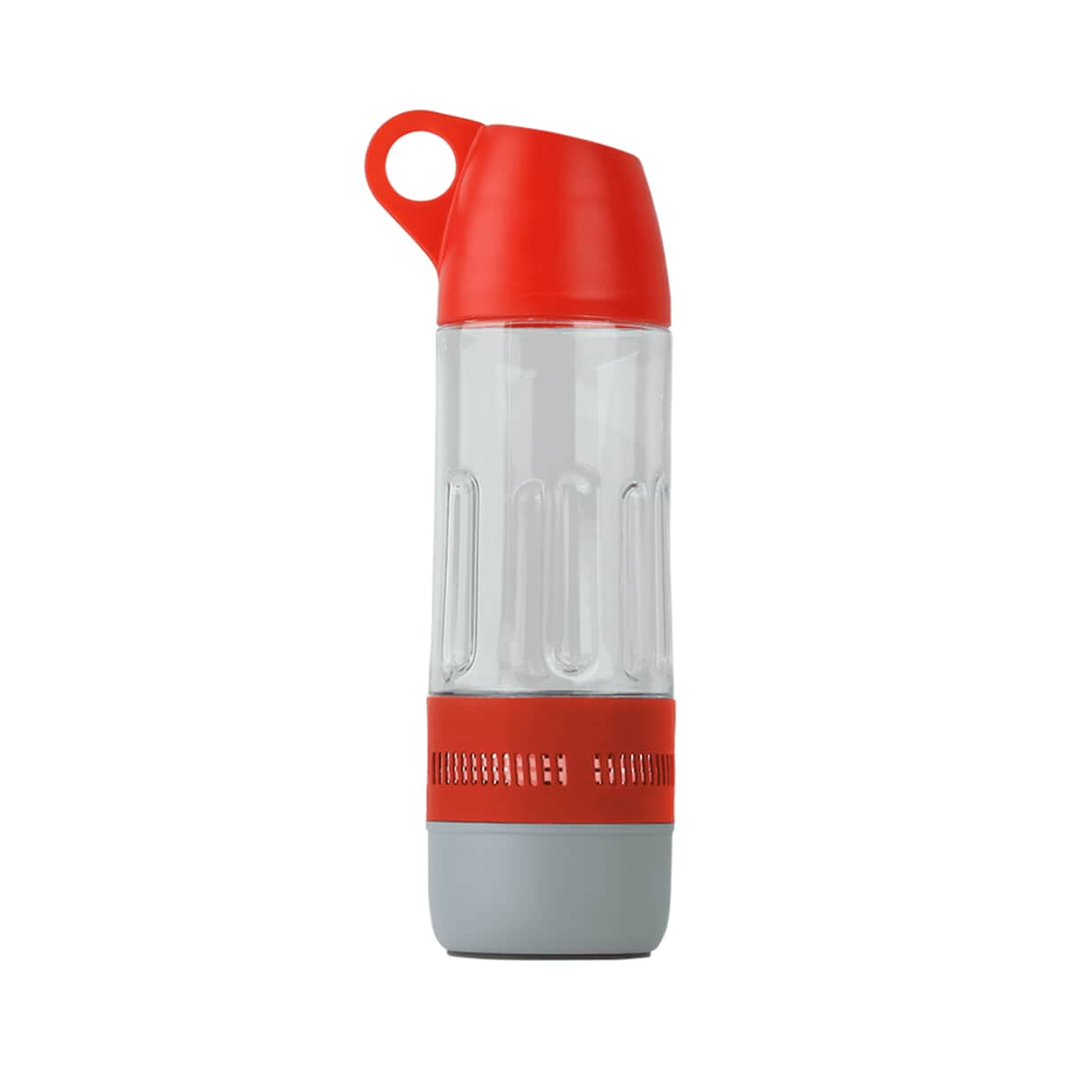 Red 2 in 1 Water Bottle with Bluetooth Speaker (2.64"x2.64"x9.45") image number 0