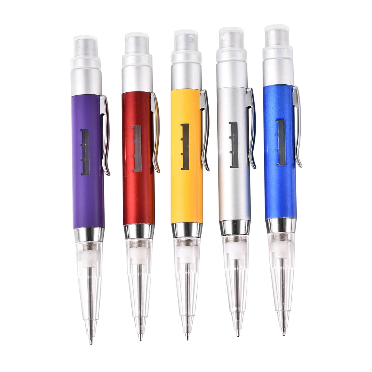 Set of 5 Multi Color 2 in 1 Spray Pen with Spray Bottle (3ml) image number 0