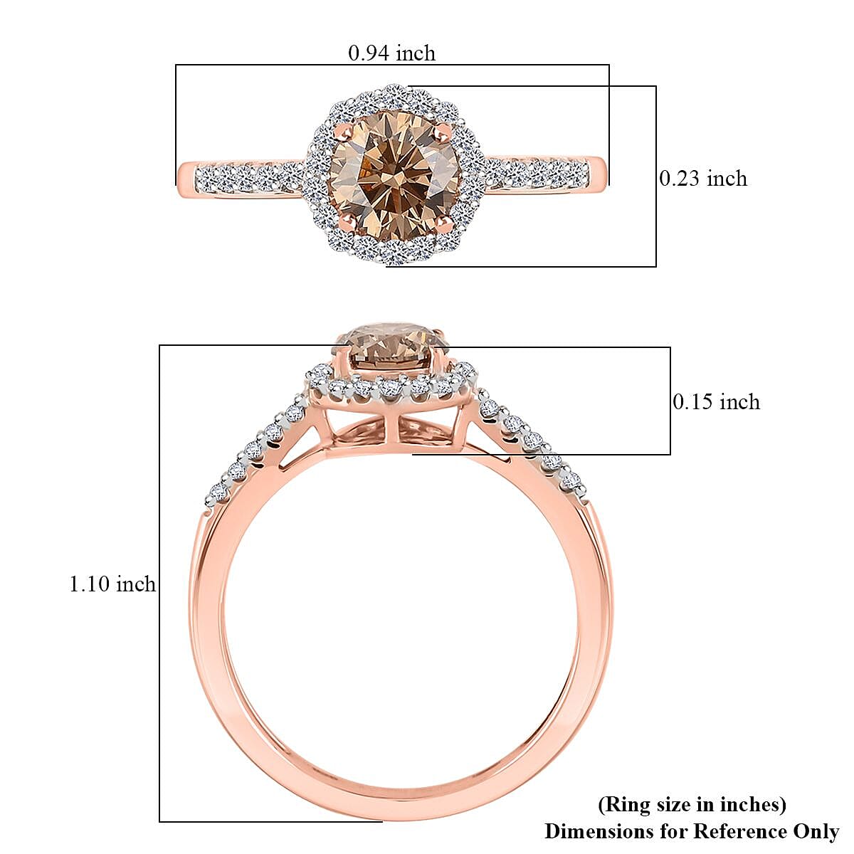Moissanite (Rnd 6 mm) 0.71 ctw
