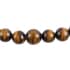 Yellow Tiger's Eye Beaded Necklace 18-20 Inches in Stainless Steel 211.40 ctw image number 1