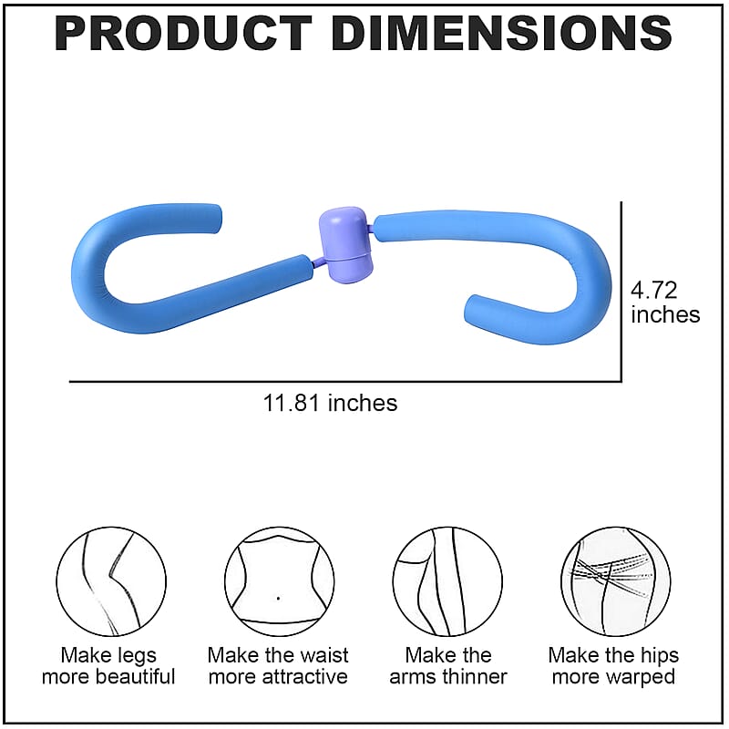 SoulSmart Blue Thigh Thigh Master, Home Fitness Gym Equipment, Exercise Workout Equipment of Arms, Inner Thigh Toners, Trimmer, Leg Exercise Equipment, Arm Trimmers, Weight Loss Machine