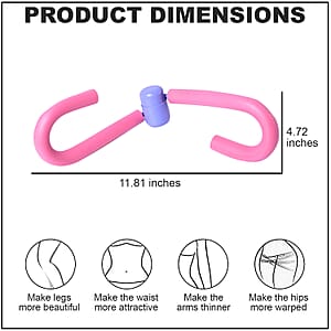 SoulSmart Pink Thigh Master Toner Yoga Exerciser Leg Arm Body Fitness Machine