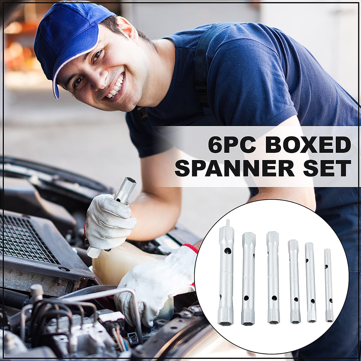 Rolson 6pc Boxed Spanner Set image number 1