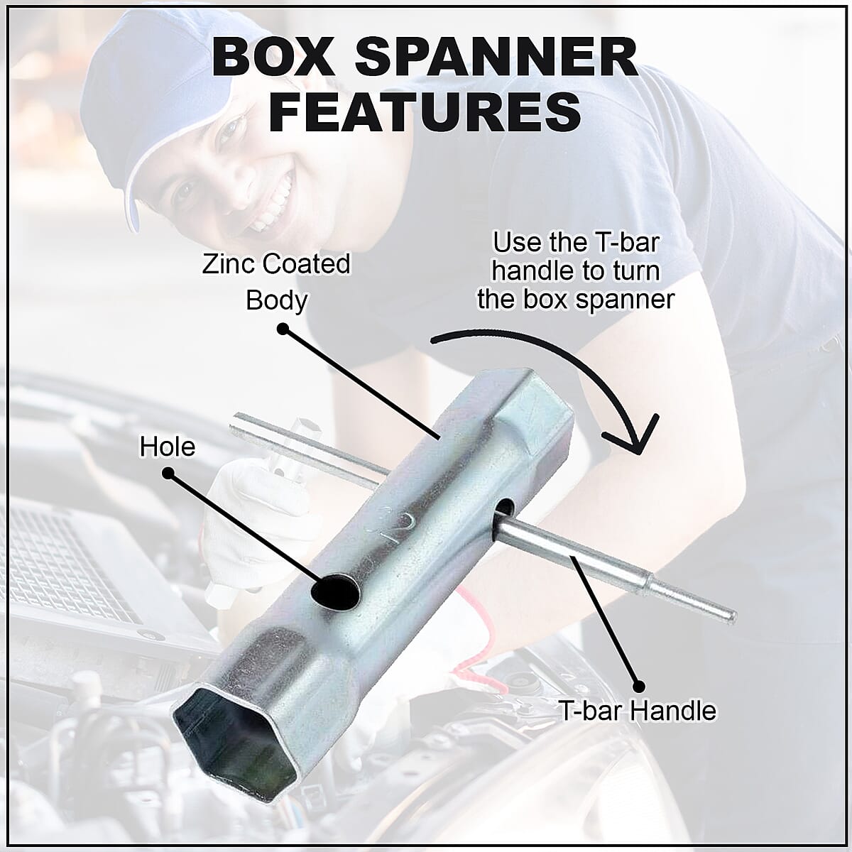 Rolson 6pc Boxed Spanner Set image number 2