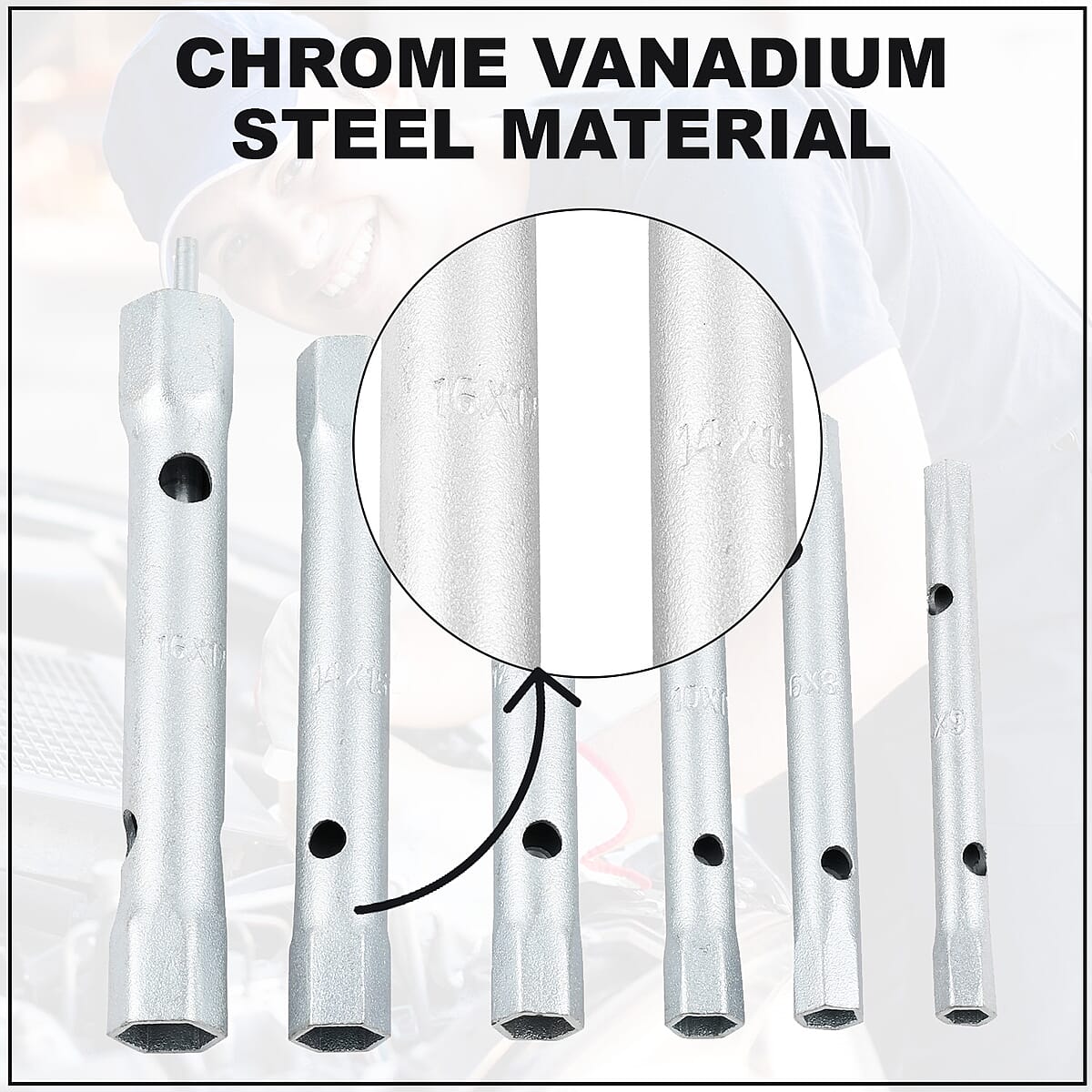 Rolson 6pc Boxed Spanner Set image number 3
