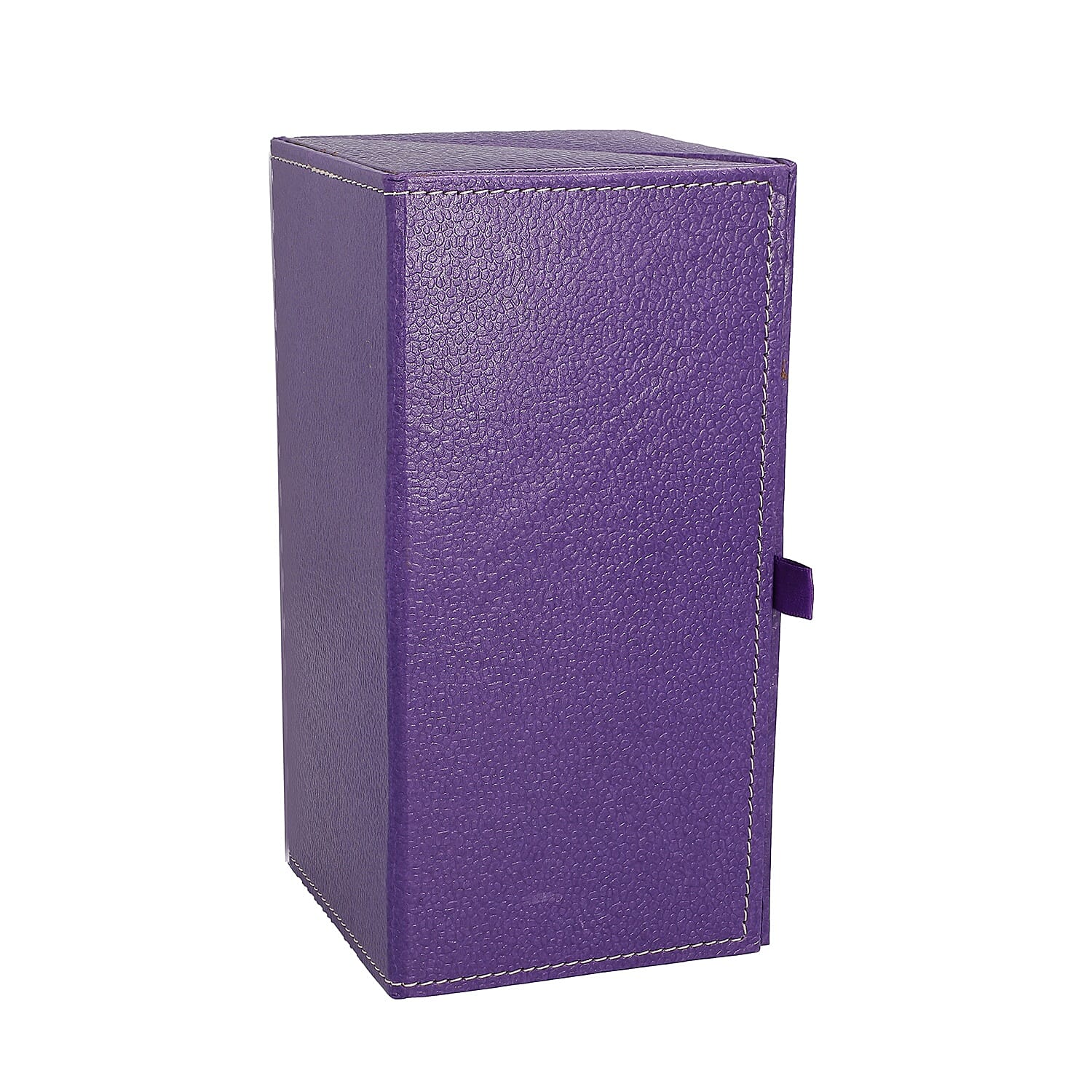Handcrafted Purple Eco Leatherette Jewelry & Accessory Organiser