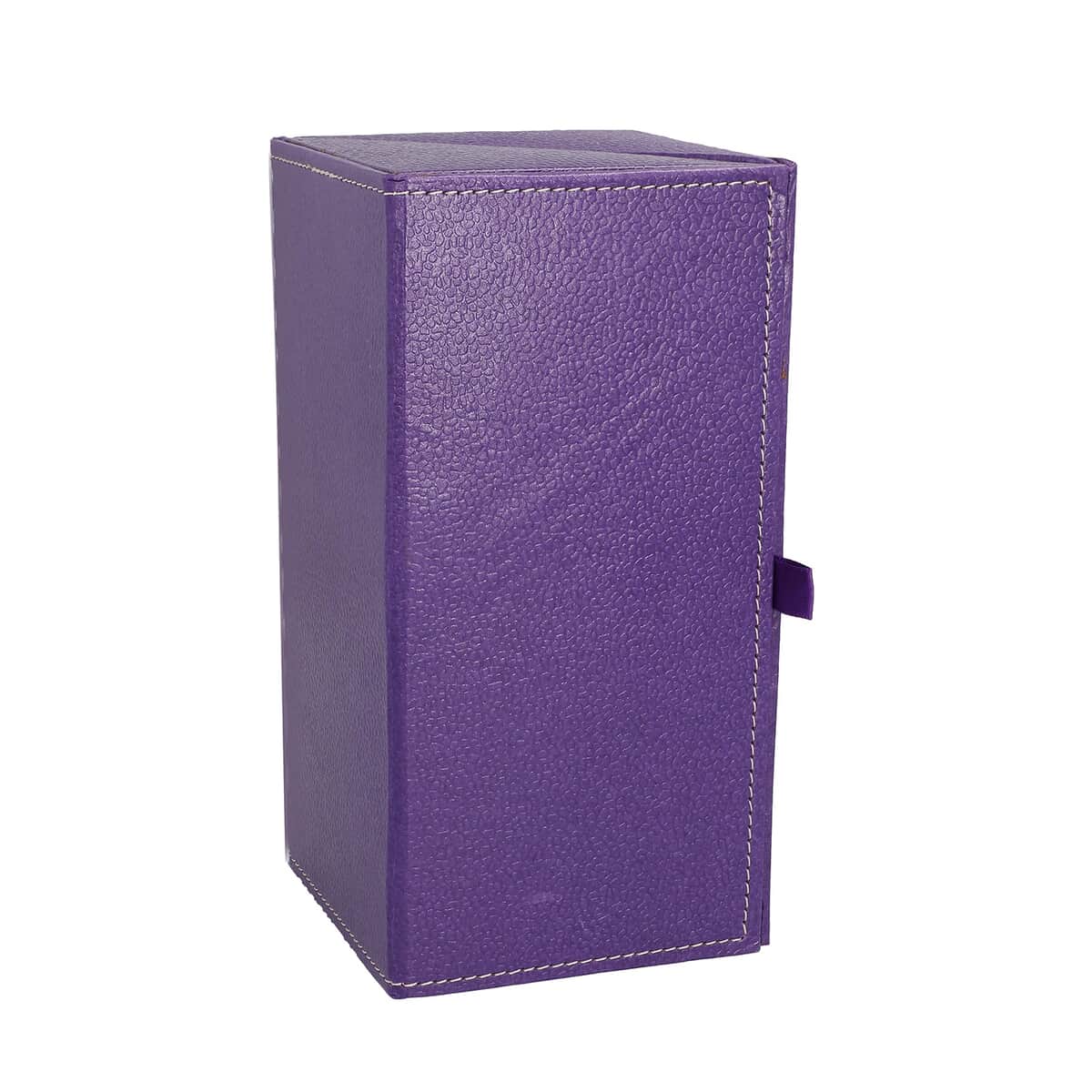 Handcrafted Purple Eco Leatherette Jewelry & Accessory Organiser image number 0