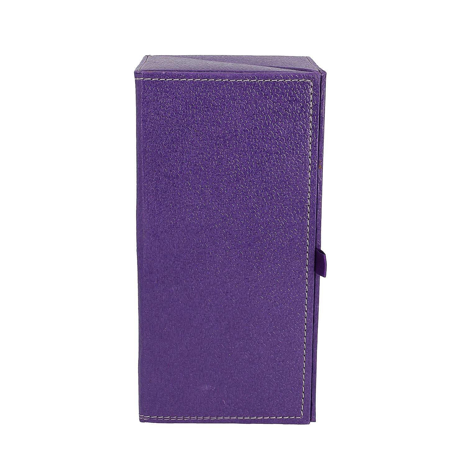 Handcrafted Purple Eco Leatherette Jewelry & Accessory Organiser
