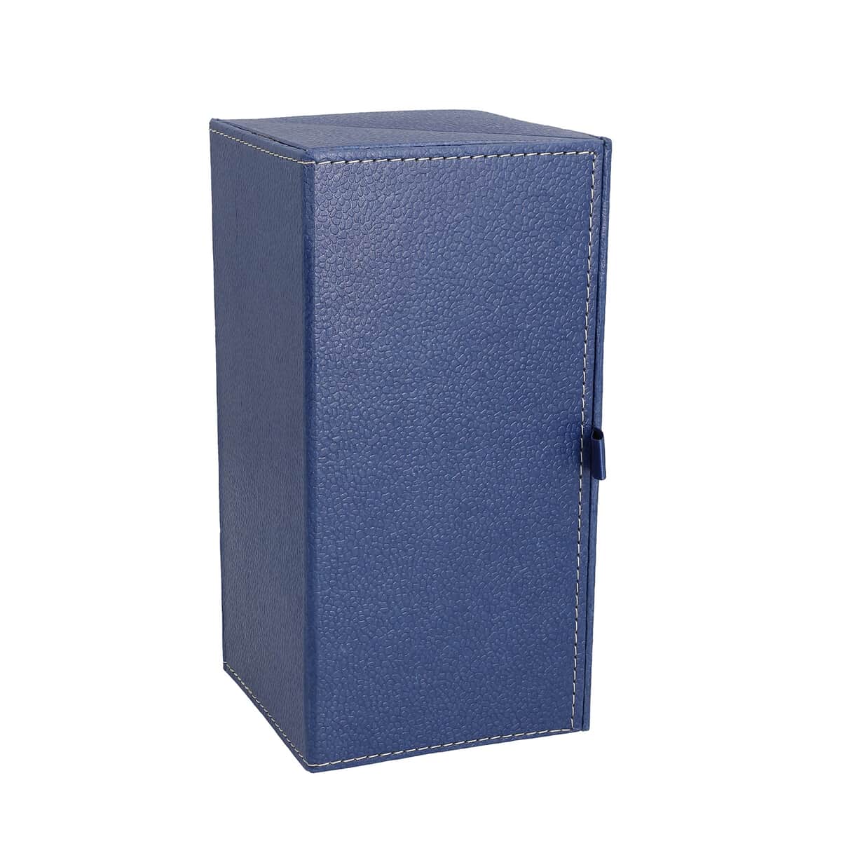 Handcrafted Blue Eco Leatherette Jewelry & Accessory Organiser image number 0
